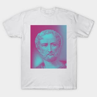 Cayo Plinio Segundo Pink Portrait | Cayo Plinio Segundo Artwork 2 T-Shirt